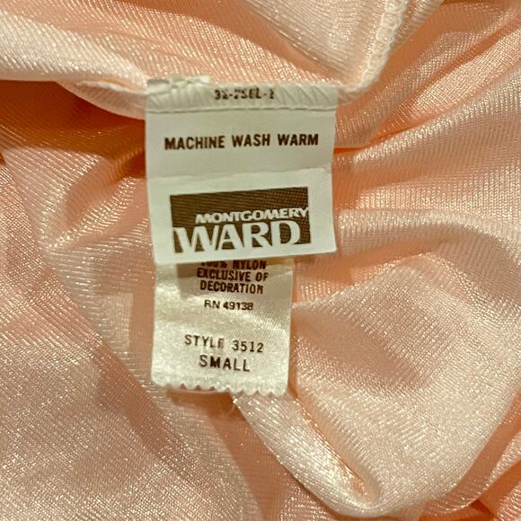 Vintage Montgomery Ward Nightgown w/ Matching Bed Jacket Size Small - Picture 6 of 6